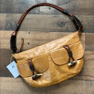 New! ASIA BELLUCCI Italian Leather Shoulder Bag